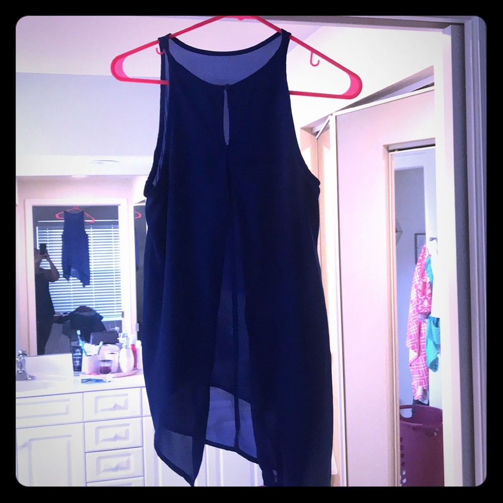 Royal Blue Dressy Shirt